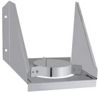 SUPPORT MURAL INOX DOUBLE PAROI APOLLO PELLETS Ø100