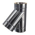 TE 135° DOUBLE PAROI APOLLO PELLETS Ø80