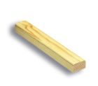 Barre a banc brut arrondi sur 2 cotes pin premium - long. 2400 mm x larg. 30 mm x ep. 25 mm