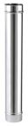 Tuyau inox non isole pour appareil a gaz basse temperature, fioul, bois buches ou granules diam. 97 mm - long. 1m