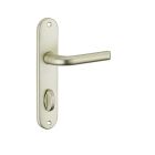 Ensemble poignee de porte Leto champagne 165 mm a condamnation