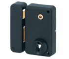 Serrure grille fouillot verticale 75x130mm gauche