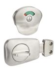 VERROU AUTOMATIQUE WC POUR PORTE DE 40 MM + VOYANT
