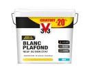 Peinture plafond neuf ou bon etat mat blanc - pot de 6L