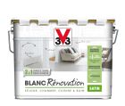 Peinture interieure monocouche Blanc Renovation satin blanc - seau de 5L