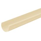Gouttiere PVC sable demi ronde developpe T25 - long. 4m