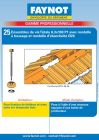 Vis bois autoperceuse Tetalu H13 Lauze RAL 7006 - long. 100mm x diam. 6,3mm - Blister de 25