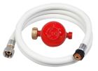 kit detendeur propane 1.5 kg/h - 37 mbar + flexible 1.50 m - 10 ans coque 1 piece