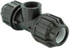raccord plastique pour tuyau polyethylene te femelle au centre Ø32 F.26x34 vrac etiquete 1 piece