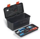 Boite a outils 19" + plateau + organiser