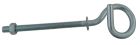 Crochet de gymnase a ecrou acier zingue- vrac etiquete