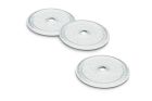Rondelles de fixation galvanisees 18x13,5 cm x 85 mm