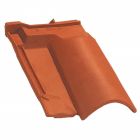 Sous faitiere terre cuite Omega 10 Nuance paille - long. 49,5 cm x larg. 30,5 cm