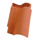 Tuile d'egout terre cuite Canal S Saintonge - long. 44,5 cm x larg. 28 cm