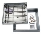 Couvercle Aluminium de regard a remplir 300X300 mm 125kN