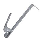 Crochet de securite Cambre 90° retour 10 cm - Galvanise