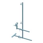 Garde-corps serre-joint 25cm maxi avec barre d'ecartement de 1 m pour chevron ou panne largeur 25 cm maxi