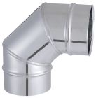 COUDE SECTEUR 90° TYRAL INOX 304 Ø200