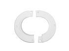 Rosace d125 PE blanche 2 parti