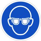 Panneau PVC : LUNETTES DE PROTECTION OBLIGATOIRES