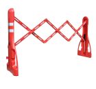 Barriere extensible plastique - Rouge