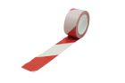 Ruban adhesif - rouge/blanc - 33m/50mm