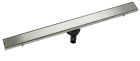 caniveau de douche a l'italienne 800 mm grille satinee