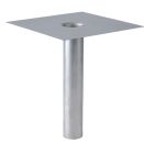 Platine d'etancheite inox pour siphon ø50 mm