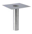 Platine d'etancheite inox pour siphon ø63 mm