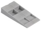 CALE DE DISTANCE GRISE - 87 X 43 X 15 MM Plastique - P/1