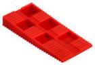 CALE DE DISTANCE ROUGE - 64 X 28 X 9 MM Plastique - P/1
