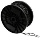 CHAINE GENOVESE NOIR MAILLON LONG/DROIT - P/20