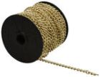 CHAINE GOURMETTE ACIER LAITONNE - P/25