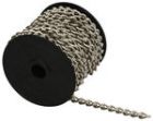 CHAINE NOUEE 3,4 mm M. ROND ACIER LAITON NICKELe - P/10