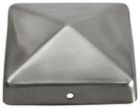 CHAPEAU POUR POTEAU INOX 90 X 90 mm - PYRAMIDE - P/6