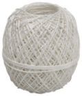 CORDELETTE PLASTIQUE BLANC DIAM 1,3 mm X 100 m - P/100