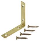 EQUERRE ACIER DE CHAISE LAIT. 25 X 10 X 2 mm - P/2