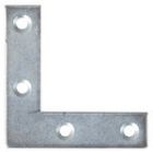 EQUERRE PLATE ZINGUE 50 X 10 X 2 mm - P/100