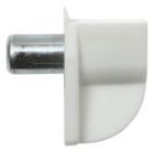 TAQUET EQUERRE PLASTIQUE BLANC 5 mm - P/8