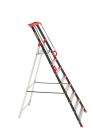 Escabeau aluminium simple PRO'UP 8 marches - haut. 3,6m