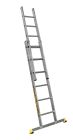 Echelle aluminium coulissante CM2 2 x 6 marches haut. 3,90m