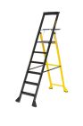 Escabeau aluminium laque simple MISTER T 6 marches - haut. 3,3m