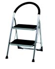 Marchepied aluminium simple CHROME 2 marches - haut. 2,5m