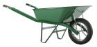 Brouette BATI PLUS 100 verte 100 L roue pleine
