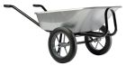 Brouette EXPERT TWIN PREMIUM 150 GALVA ROUE PLEINE