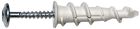 Cheville autoperceuse en nylon - DRILL - diam. 10 mm x long. 30 mm - Boite de 200