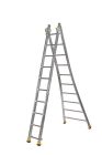 Echelle aluminium transformable T2 2 x 10 marches - haut. 3,75m