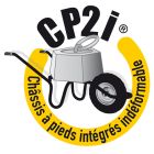 Brouette PICK UP 110 JAUNE POLYPRO ROUE GONFLEE