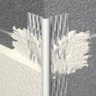 Profile d'angle exterieur en acier galvanise deploye enduit de 12 a 19mm - long. 3,00m