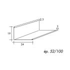 CORNIERE 19X24 SUP NOIR - LG 3000mm